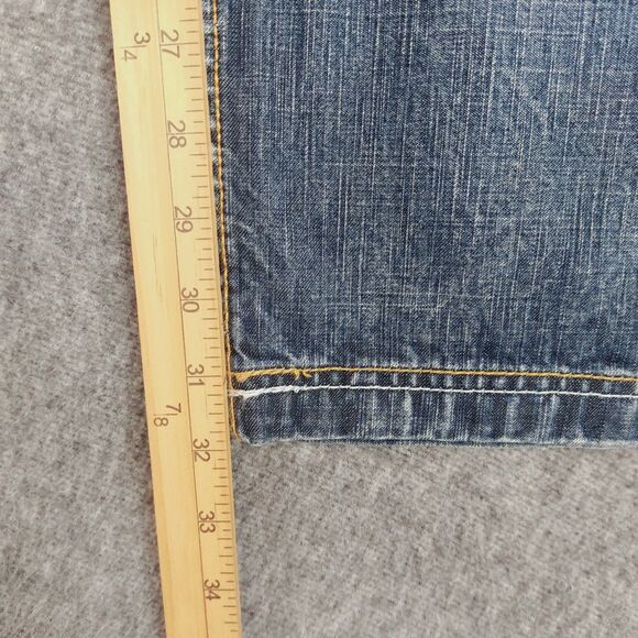 VTG Men 32x32 Pepe Jeans London Baggy Wide Leg Streetwear Skater Y2K Embroidered - Picture 6 of 8